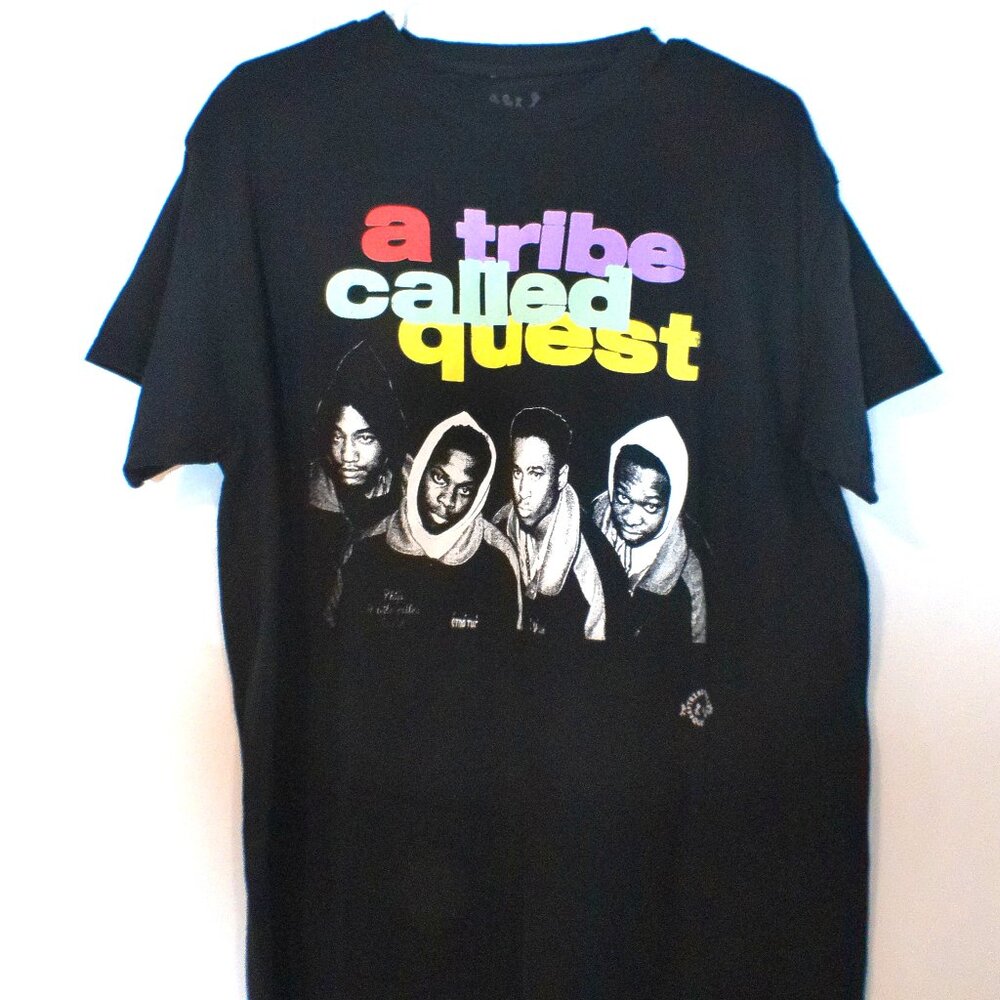A Tribe Called Quest Graphic T-Shirt – Black – Size L– Hip Hop Rap Tee #1477
